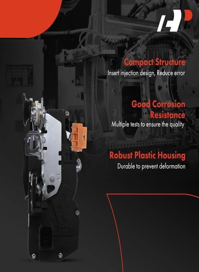 A-Premium Door Latch Lock Actuator Compatible with 2007-2009 Cadillac, Chevrolet Chevy & GMC Vehicles - Silverado Suburban Escalade Sierra Yukon Avalanche Tahoe, Rear Right Passenger Side - Image 5